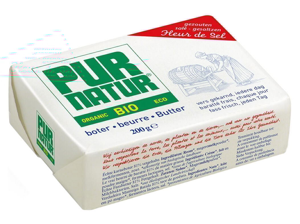 MANTEIGA PUR NATUR BIOL&Oacute;GICA COM SAL 200G