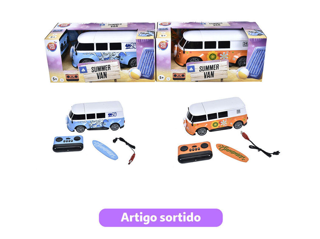 CARRINHA VAN R/C ONE TWO FUN F&Eacute;RIAS CORES SORTIDAS image number 0