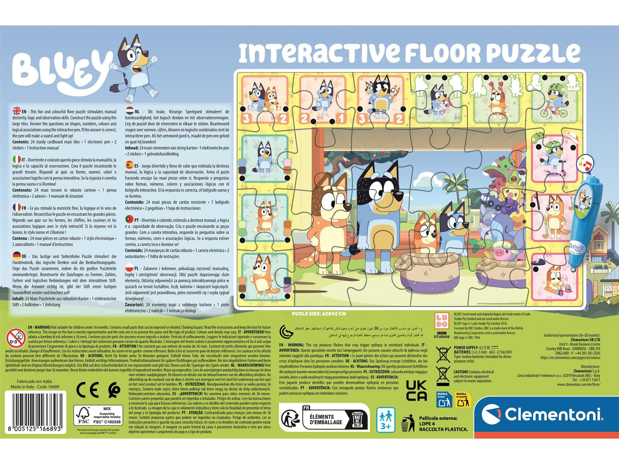JOGO BLUEY CLEMENTONI image number 1