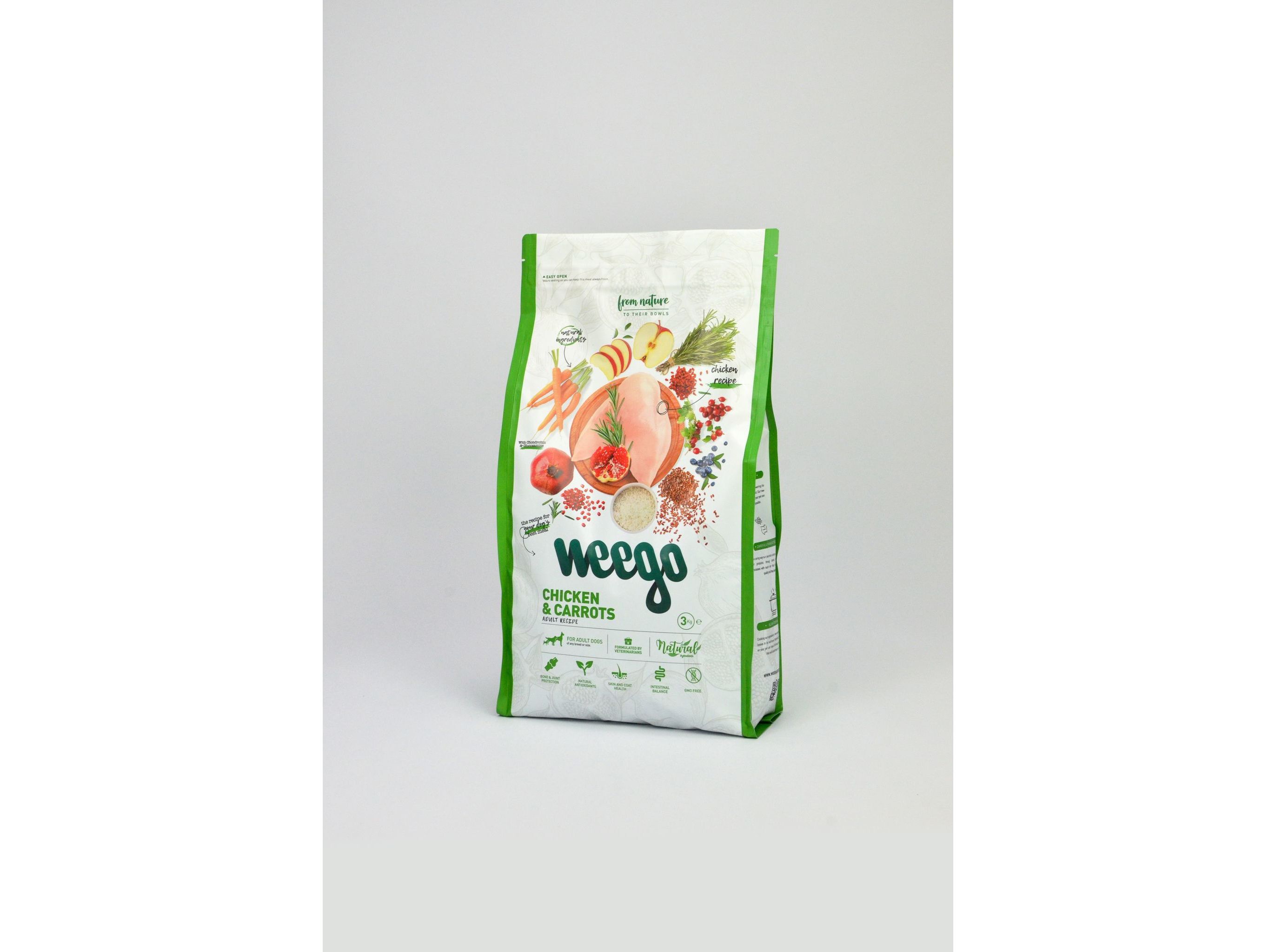 RA&Ccedil;&Atilde;O PARA C&Atilde;O WEEGO FRANGO / CENOURA 3KG