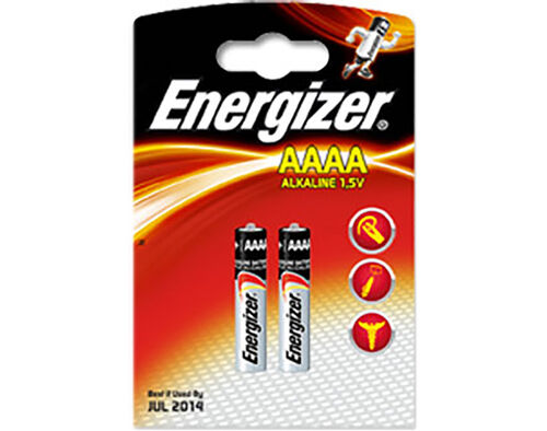 PILHA ENERGIZER E96 AAAA PACK 2 UNIDADES image number 0