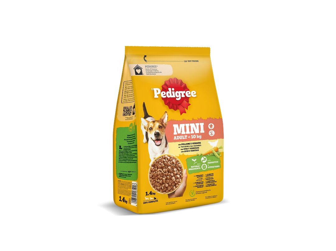 RA&Ccedil;&Atilde;O PARA C&Atilde;O PEDIGREE MINI COM GALINHA E VEGETAIS 1.4KG image number 0