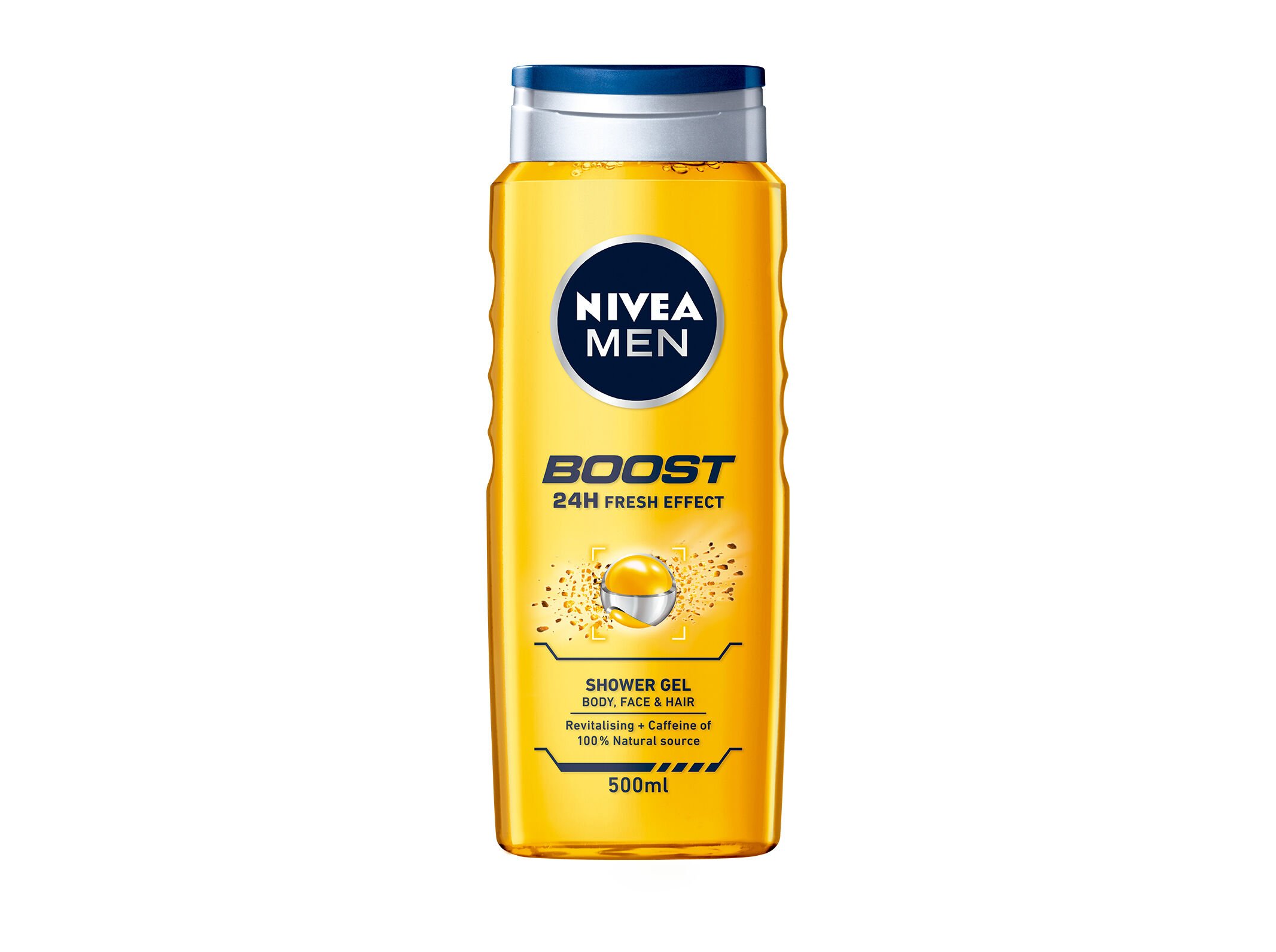 Gel de Banho Boost NIVEA MEN 500 ml image number 1