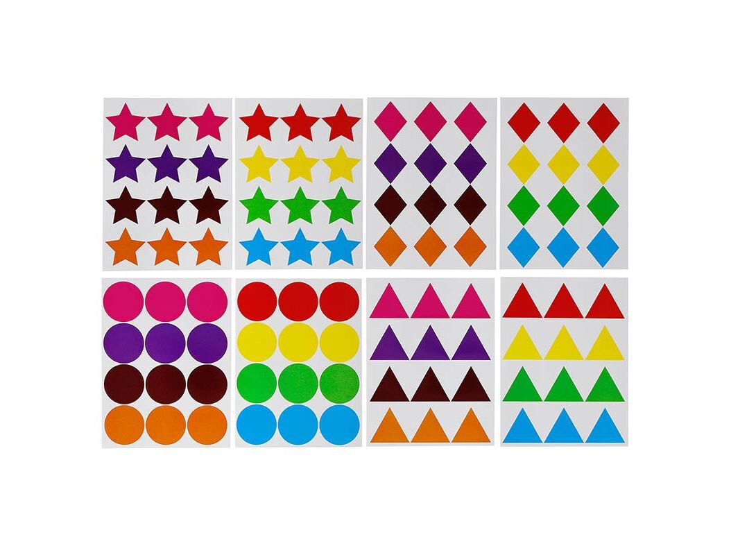 CONJUNTO DE 96 AUTOCOLANTES AUCHAN CHICKY image number 1