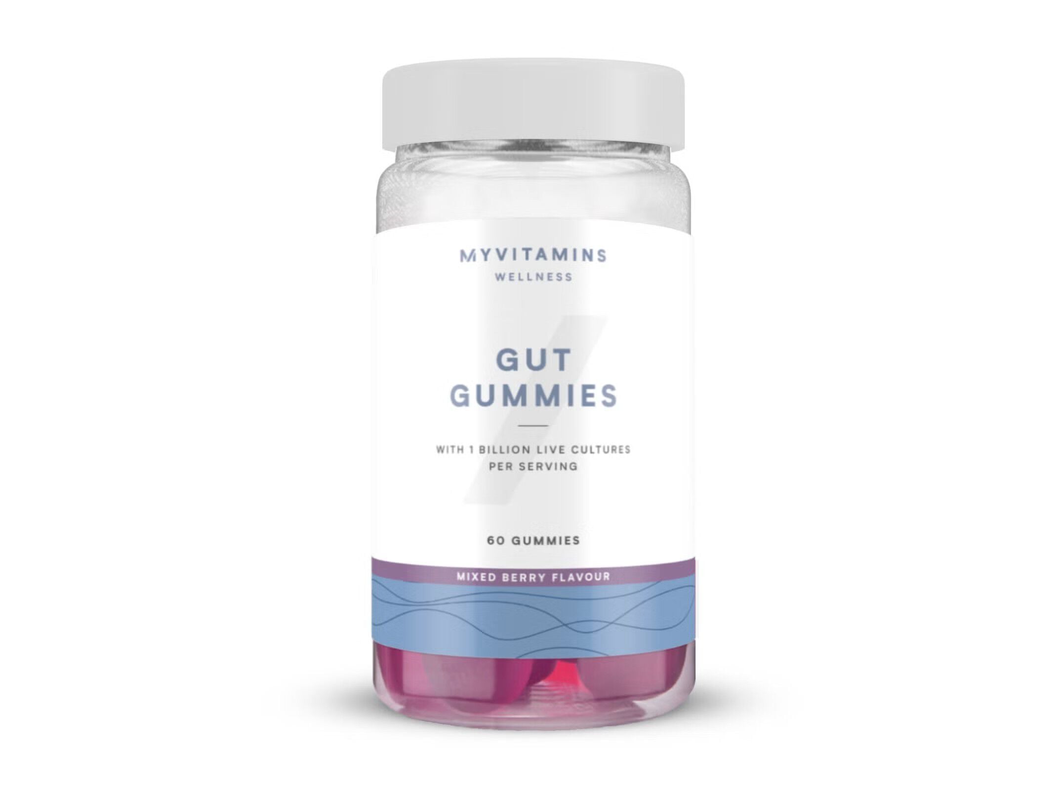 SUPLEMENTO MYPROTEIN SAUDE INTESTINAL 60 GOMAS image number 1