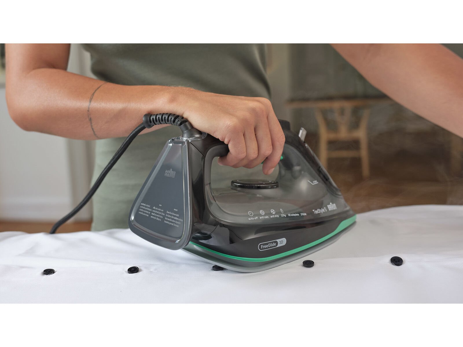 FERRO A VAPOR BRAUN SI5277GR 2700W image number 3