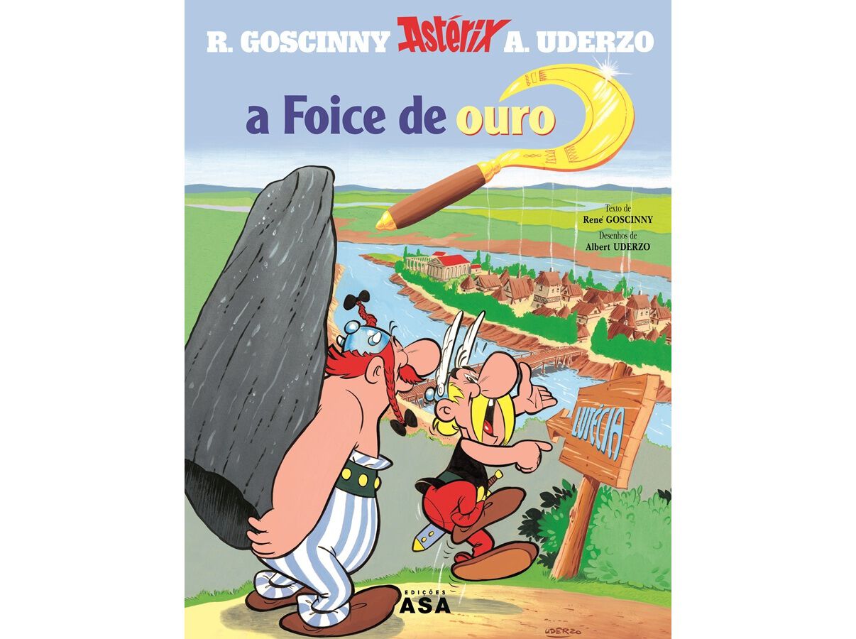 LIVRO AST&Eacute;RIX A FOICE DE OURO N&ordm;2 image number 0