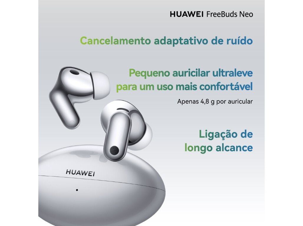 AURICULARES TWS HUAWEI FREEBUDS NEO SILVER image number 3