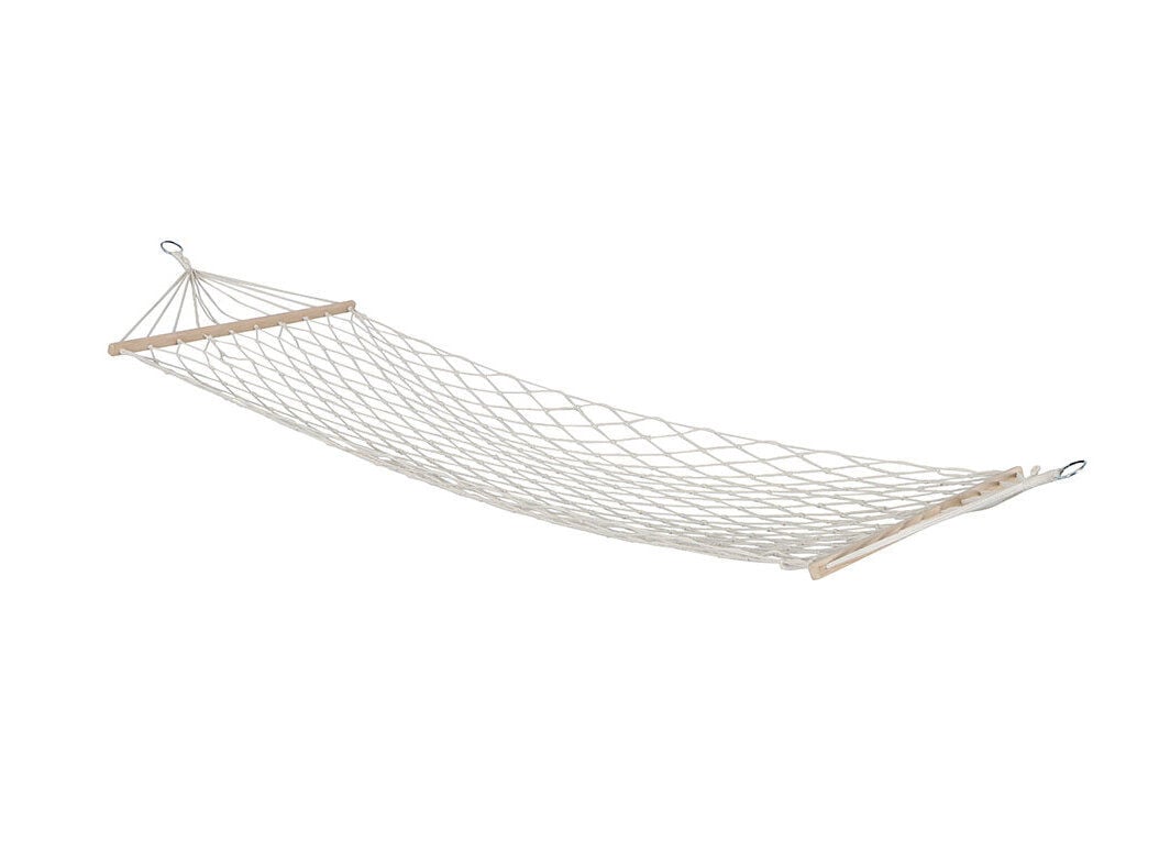 CAMA REDE ALGOD&Atilde;O GARDENSTAR BRANCO 200X80CM
