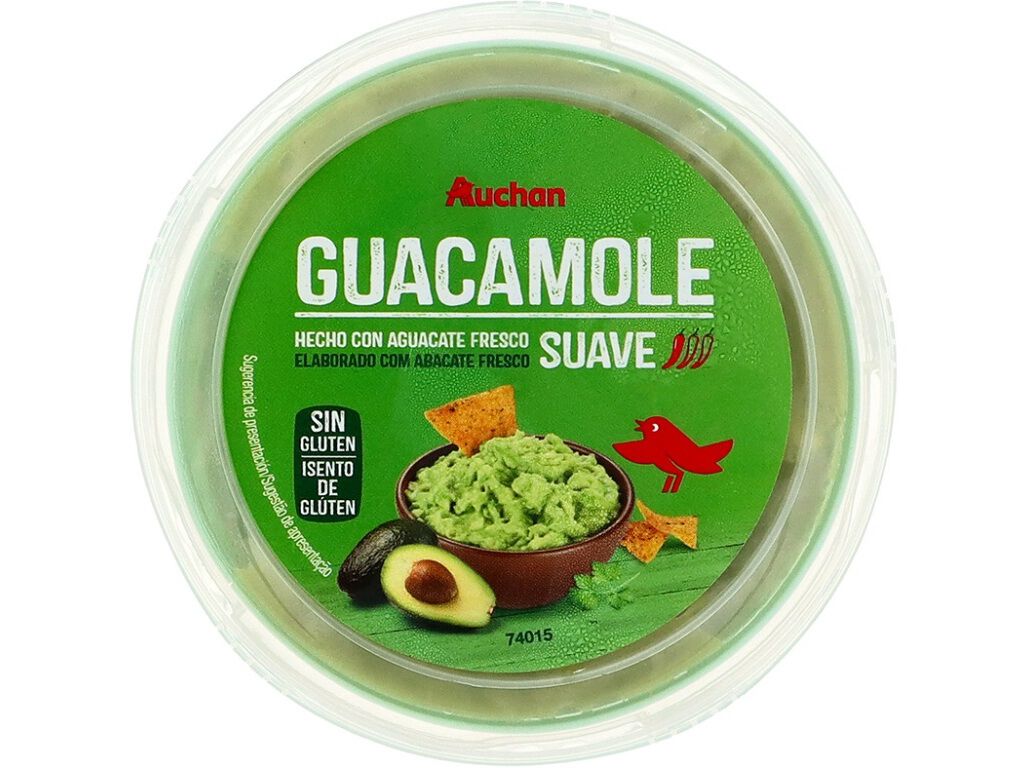 GUACAMOLE SUAVE AUCHAN 200 G