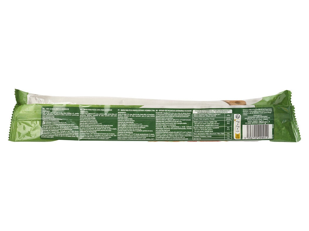 MASSA PARA PIZZA AUCHAN 260G image number 1