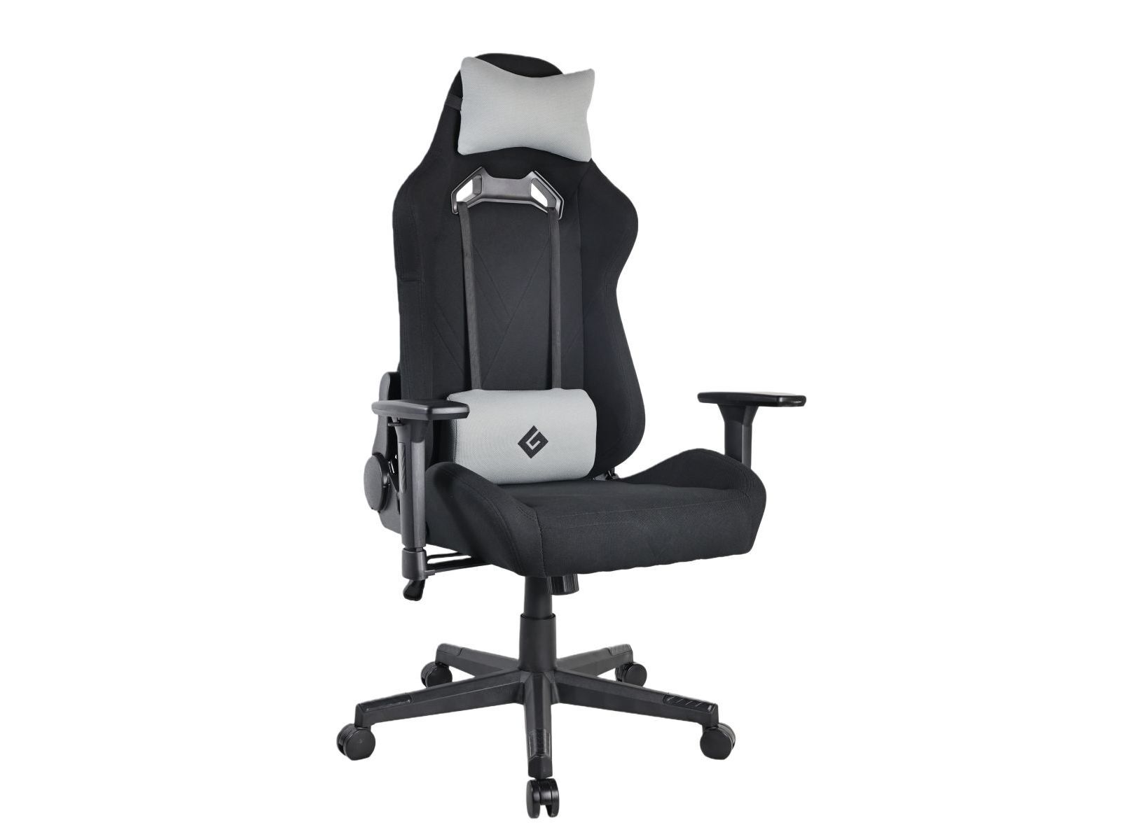 CADEIRA GAMING GROUNDTEC GAMEX BLACK/GREY image number 1