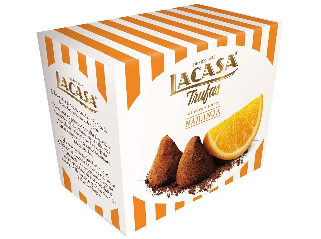 TRUFAS LACASA LARANJA 200G image number 0