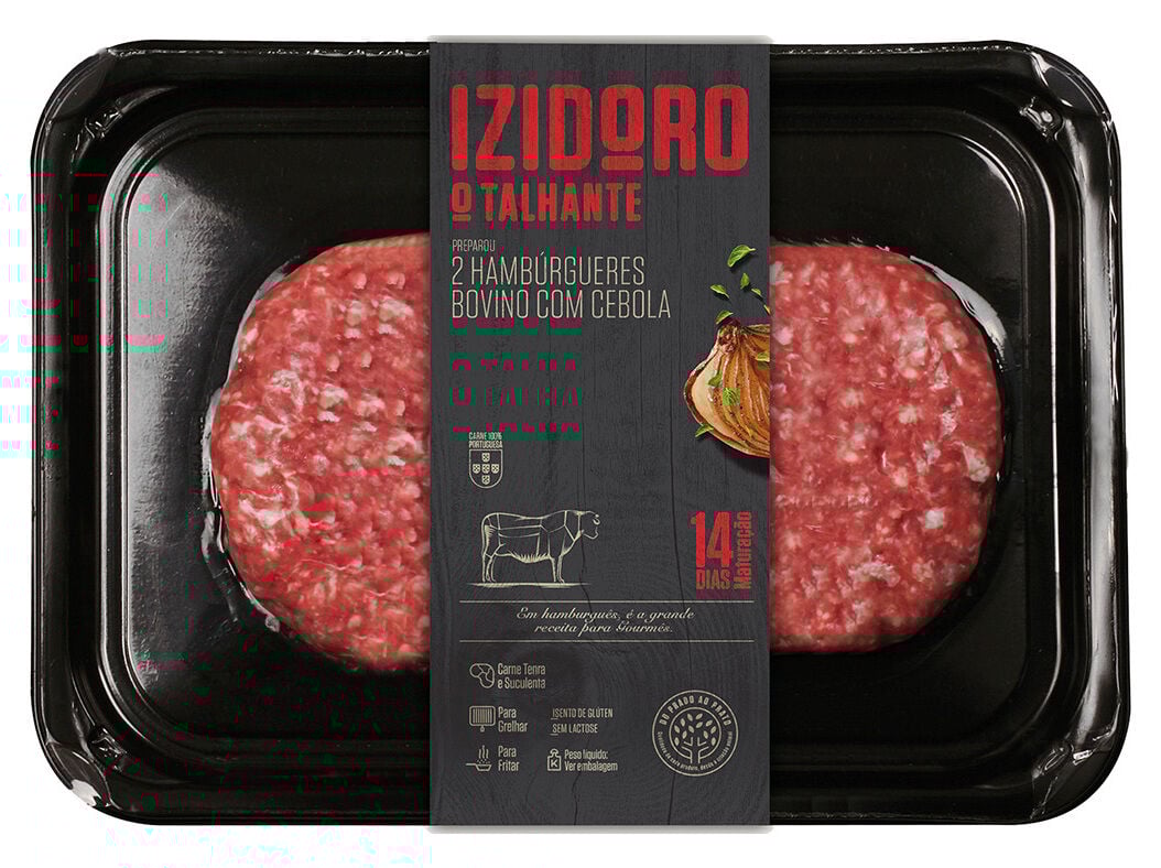 HAMB&Uacute;RGUER DE BOVINO COM CEBOLA 300GR