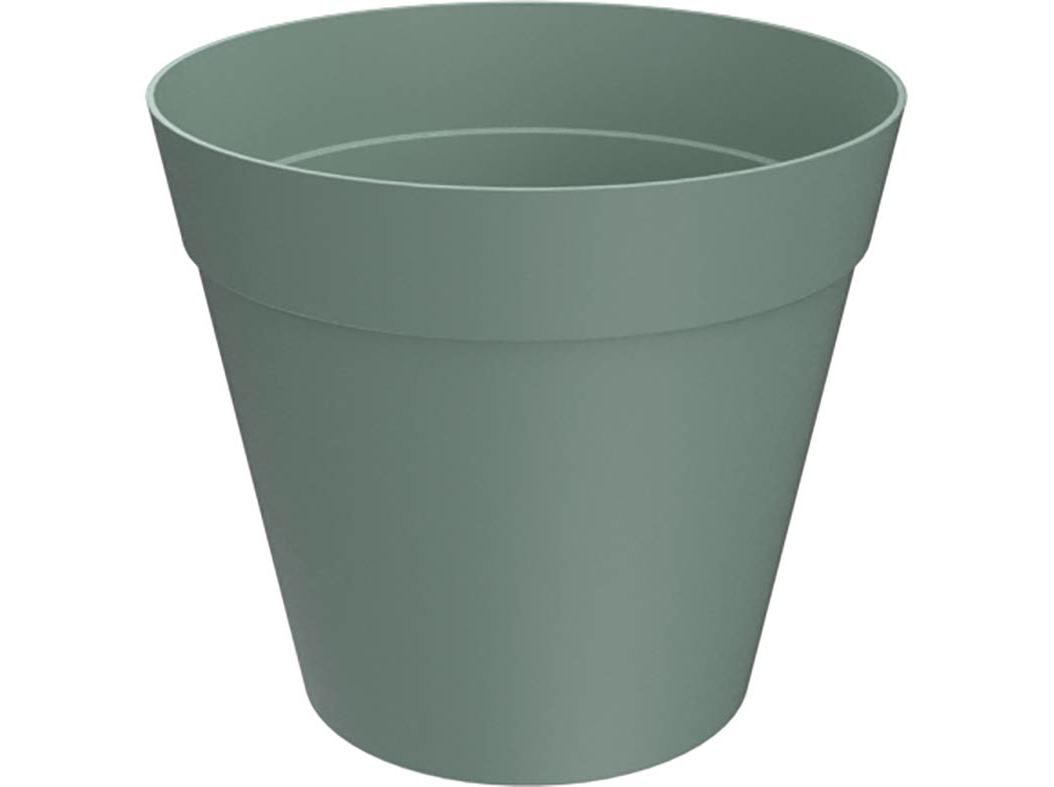 VASO PL&Aacute;STICO GARDENSTAR VERDE &Oslash;25CM
