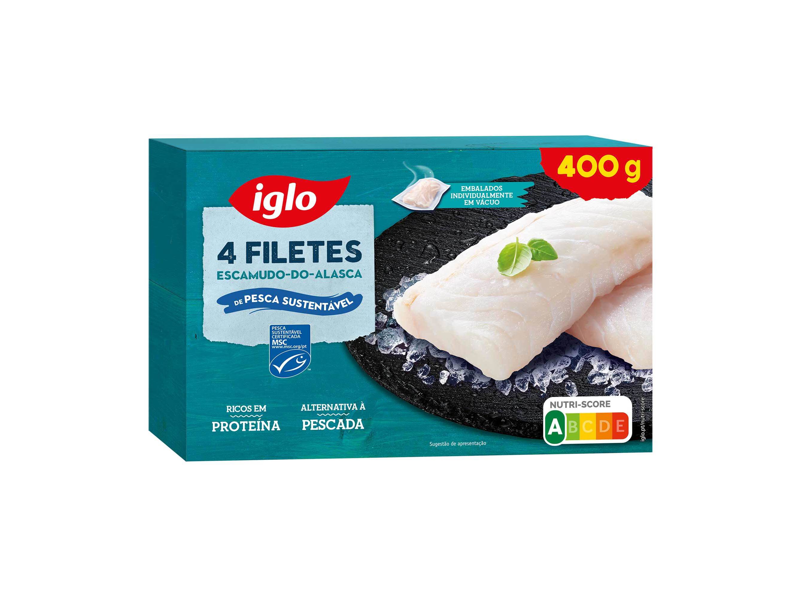 FILETES ESCAMUDO-DO-ALASCA IGLO 400G image number 1