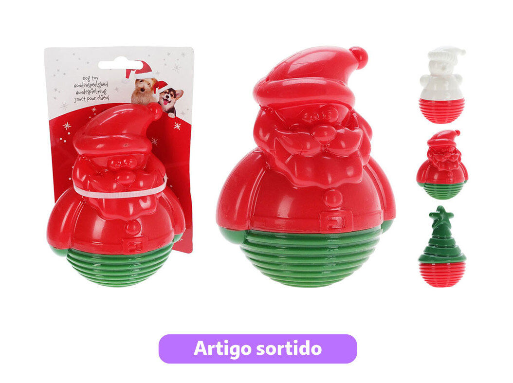 BRINQUEDO C&Atilde;O DOGS COLLECTION NATAL TPR 13CM MODELOS SORTIDOS image number 0