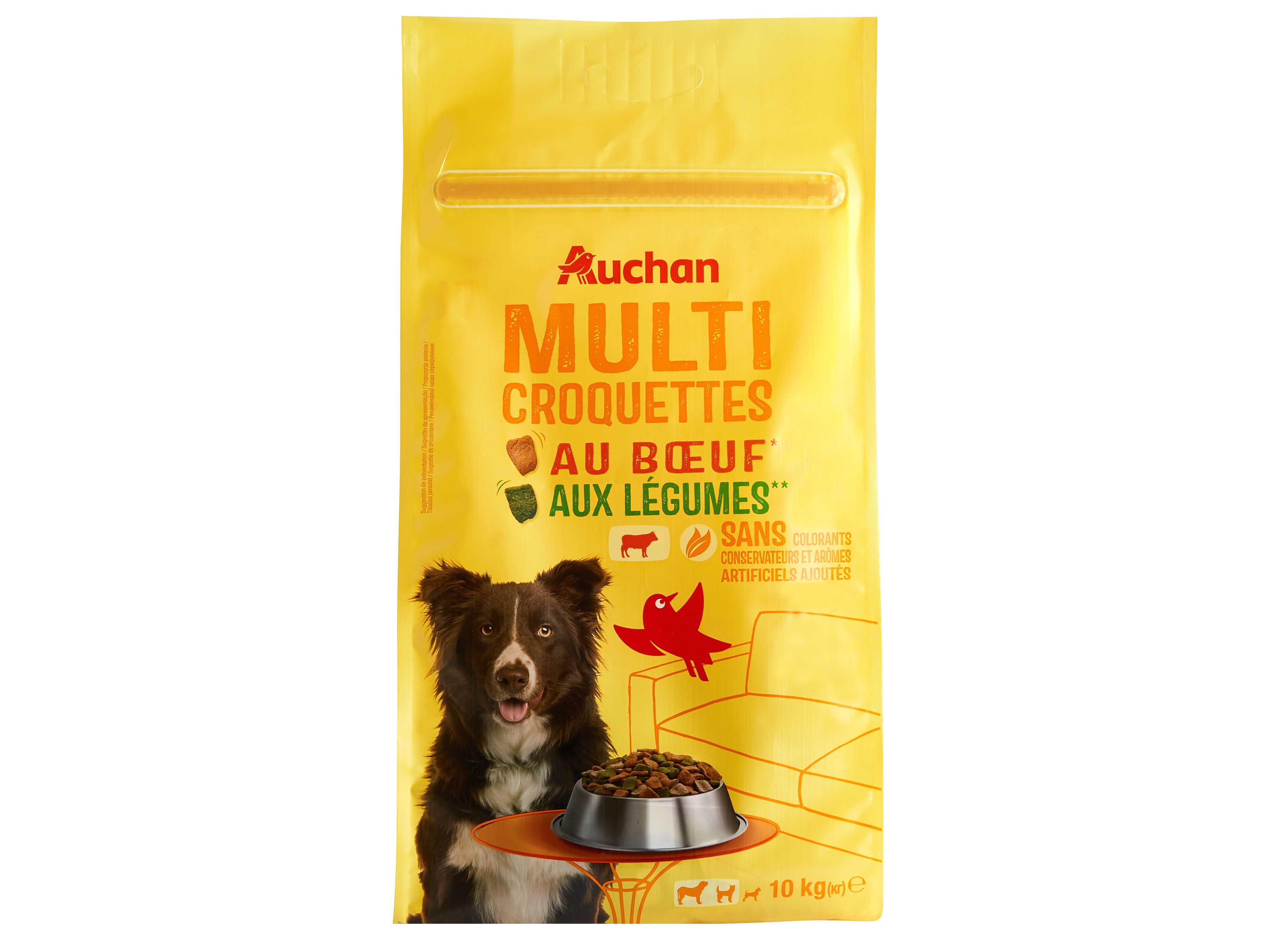 RA&Ccedil;&Atilde;O PARA C&Atilde;O AUCHAN VACA E LEGUMES 10KG