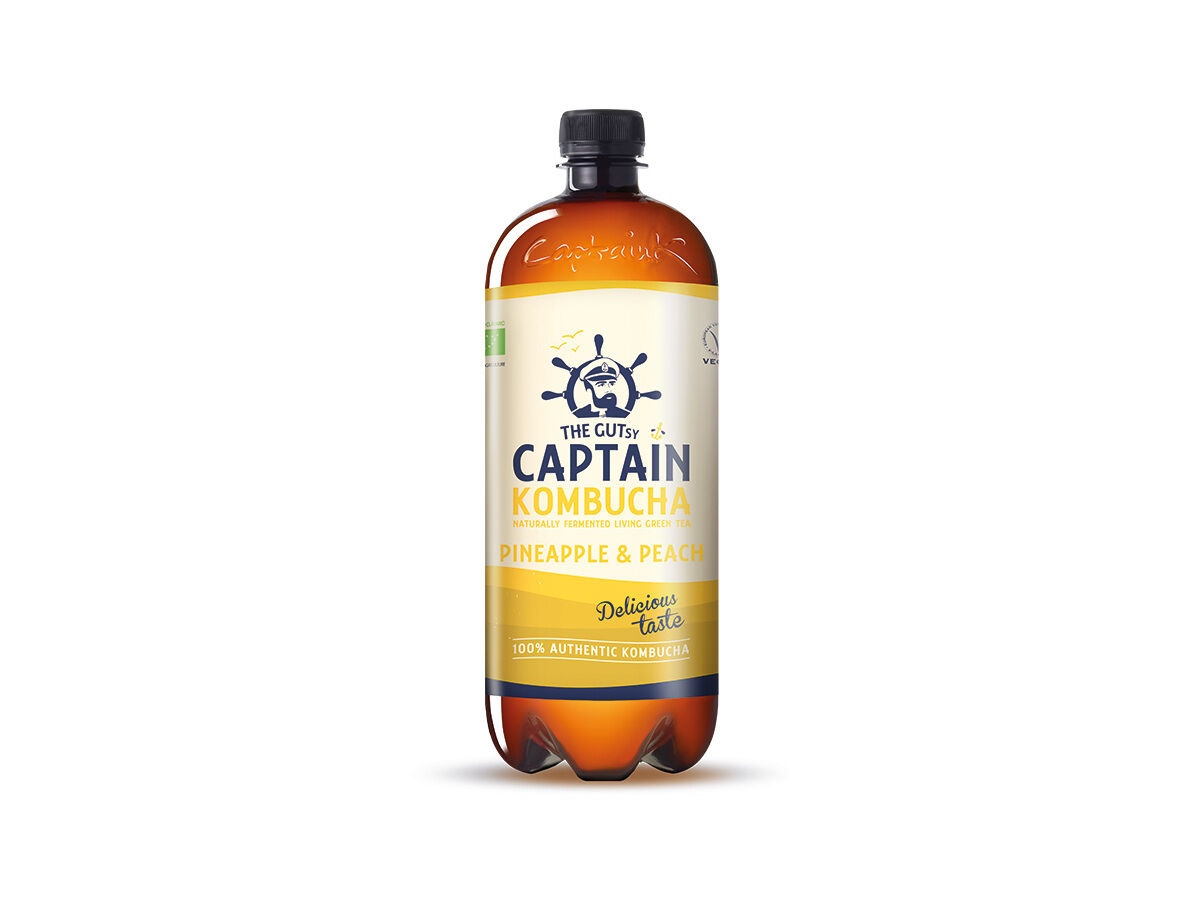 KOMBUCHA THE GUTSY CAPTAIN ANAN&Aacute;S BIO 1L (SDR)