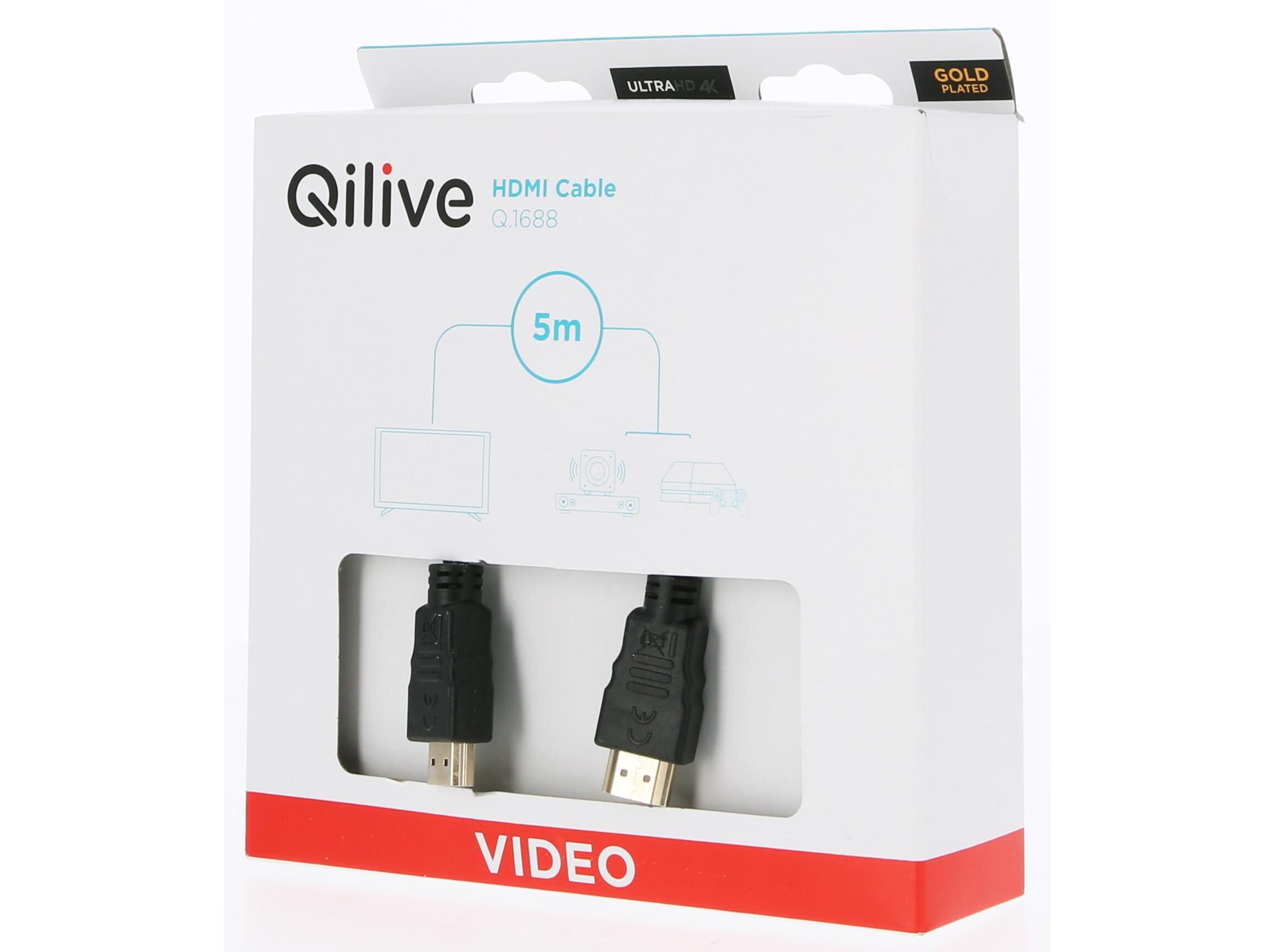 CABO HDMI QILIVE G4217905 4K ETHERNET 5M image number 1