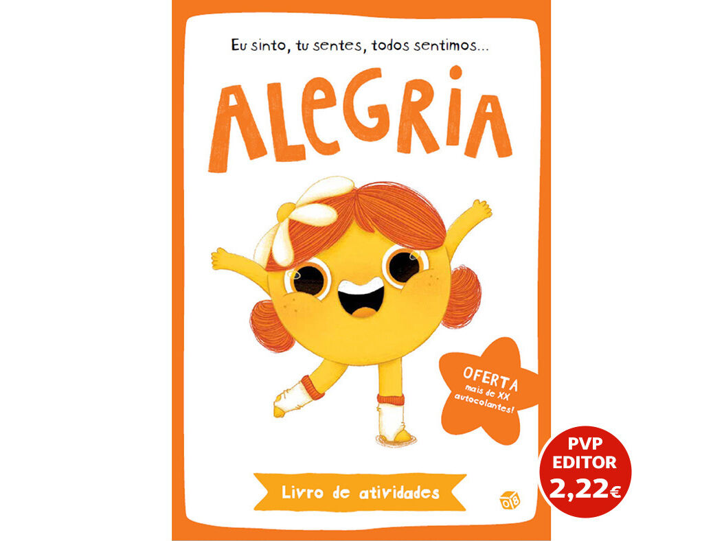 LIVRO EU SINTO ALEGRIA COM AUTOCOLANTES image number 0