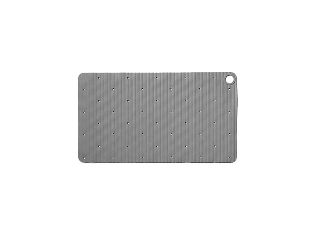 TAPETE ANTI-DERRAPANTE ACTUEL BORRACHA CINZENTO 70X40CM image number 0