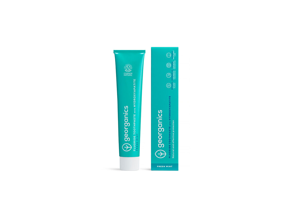 PASTA DENTES GEORGANICS MENTA C/FLUOR 75 ML image number 0