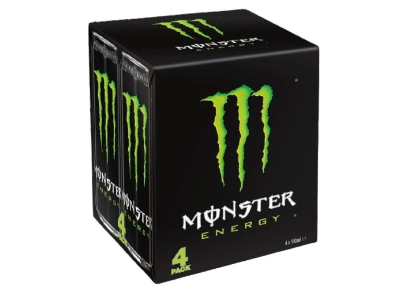 BEBIDAS MONSTER ENERG&Eacute;TICA ENERGY 4X0.5L