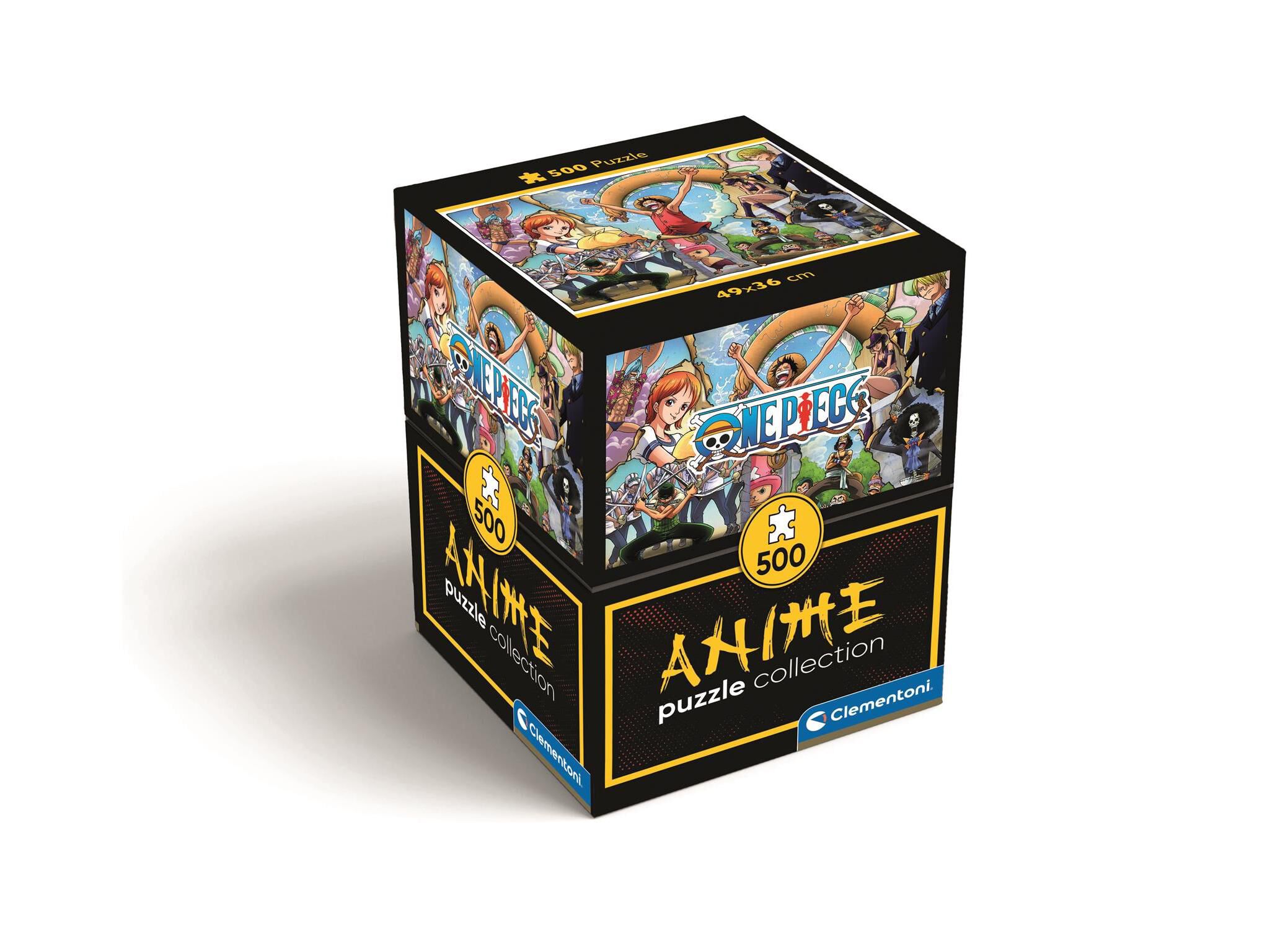 PUZZLE ANIME CUBO CLEMENTONI ONE PIECE 500 PE&Ccedil;AS image number 0