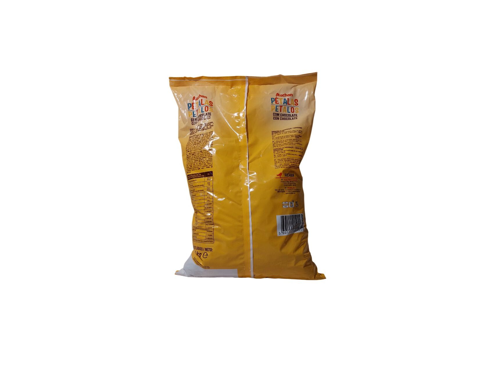 CEREAIS P&Eacute;TALAS AUCHAN COM CHOCOLATE 1KG image number 1