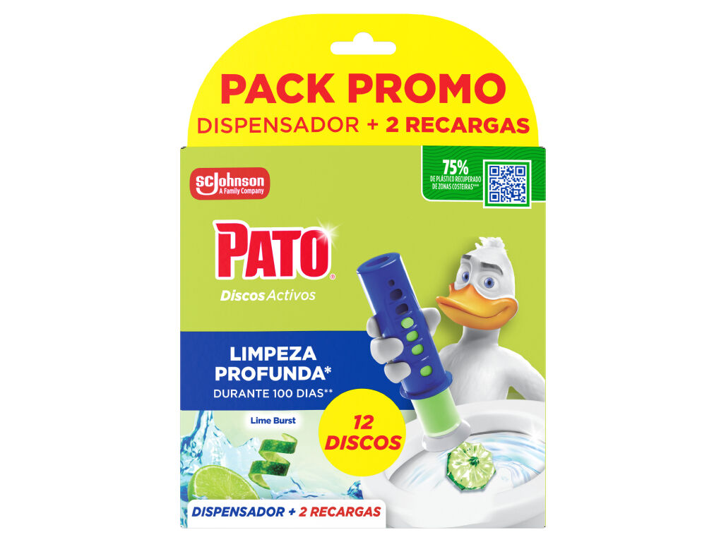 BLOCO SANIT&Aacute;RIO PATO DISCOS LIMA 1APA+2REC 2UN image number 0