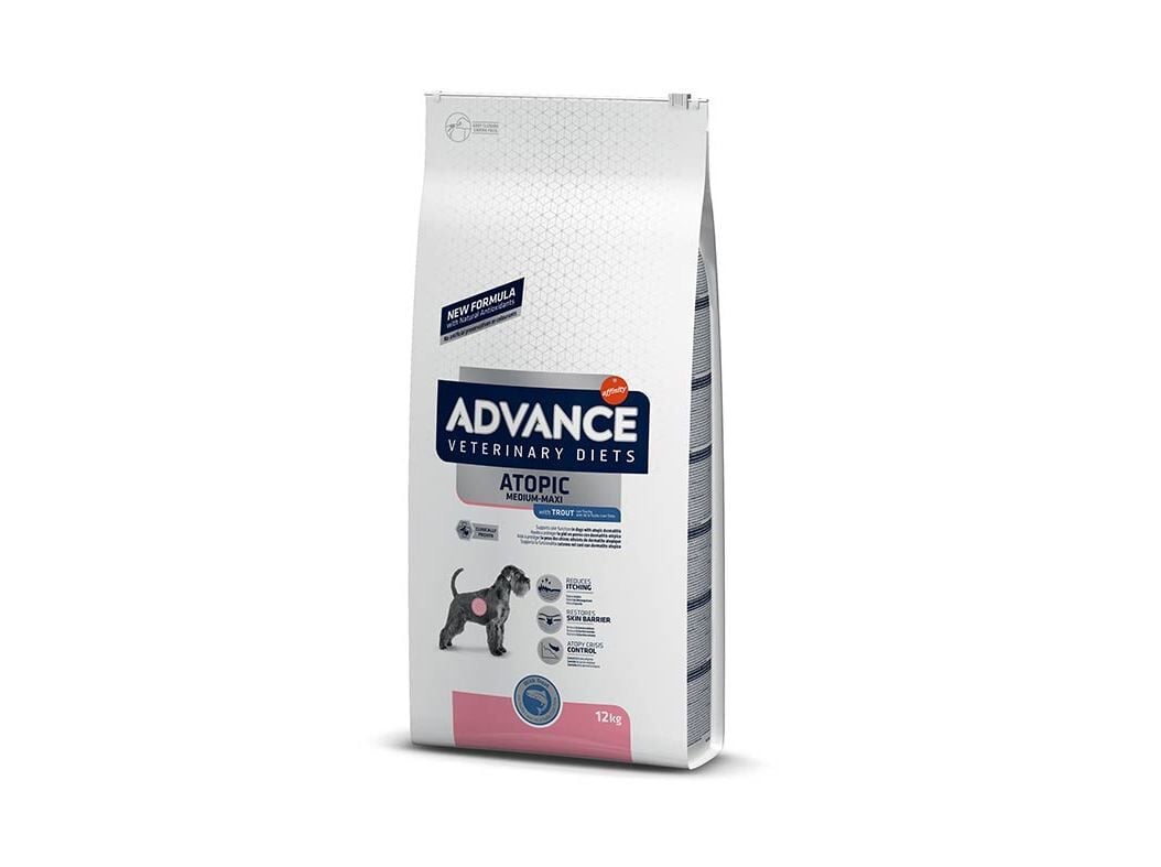 RA&Ccedil;&Atilde;O VETERIN&Aacute;RIA C&Atilde;O ADVANCE ATOPIC TRUTA 12KG