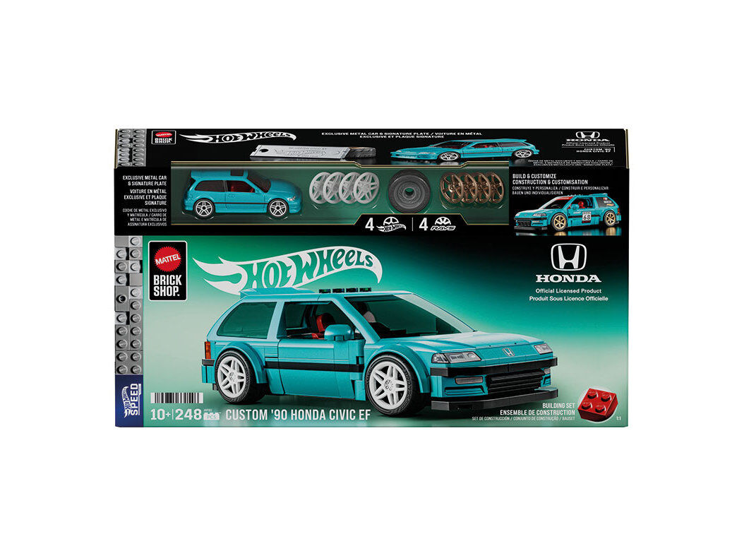 VEICULO BRICK SHOP SPEED HONDA 90 CIVIC HOT WHEELS