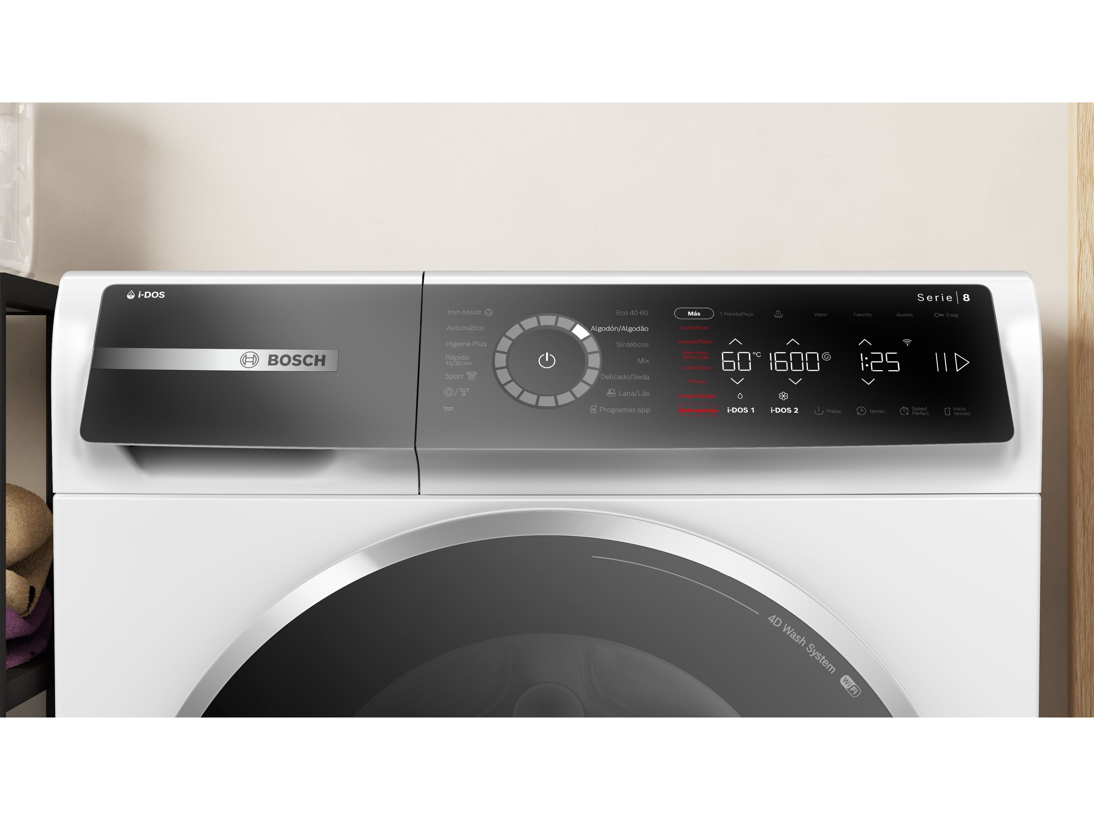 M&Aacute;QUINA DE LAVAR ROUPA BOSCH WGB266A1ES I-DOS BRANCO11KG A 1600RPM image number 1