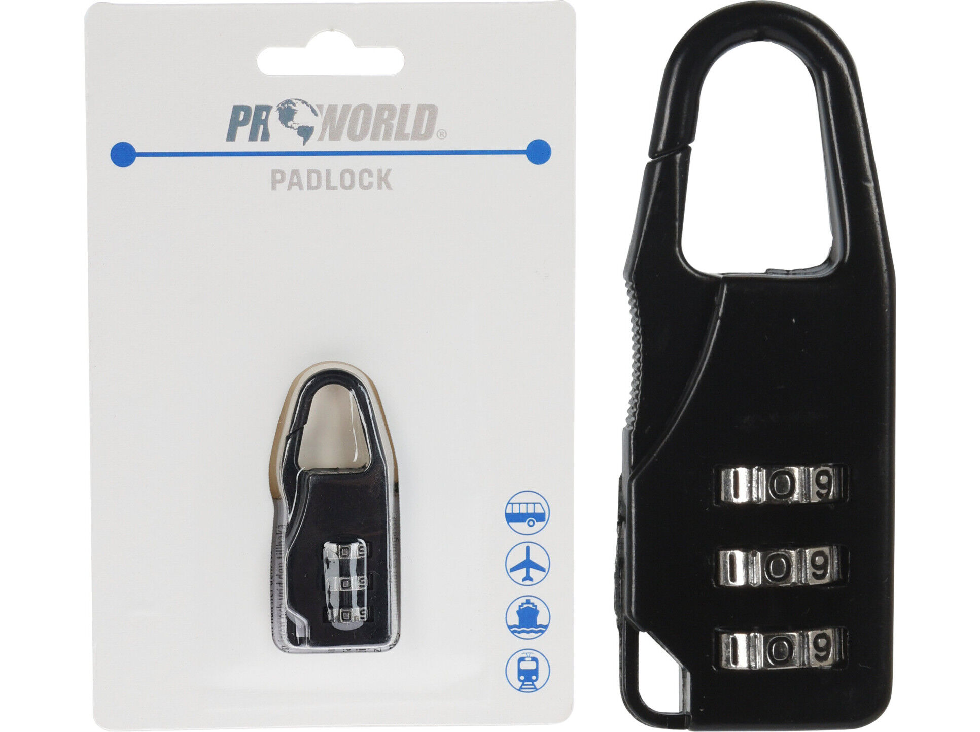 CADEADO . PRETO 21X085X59CM image number 1