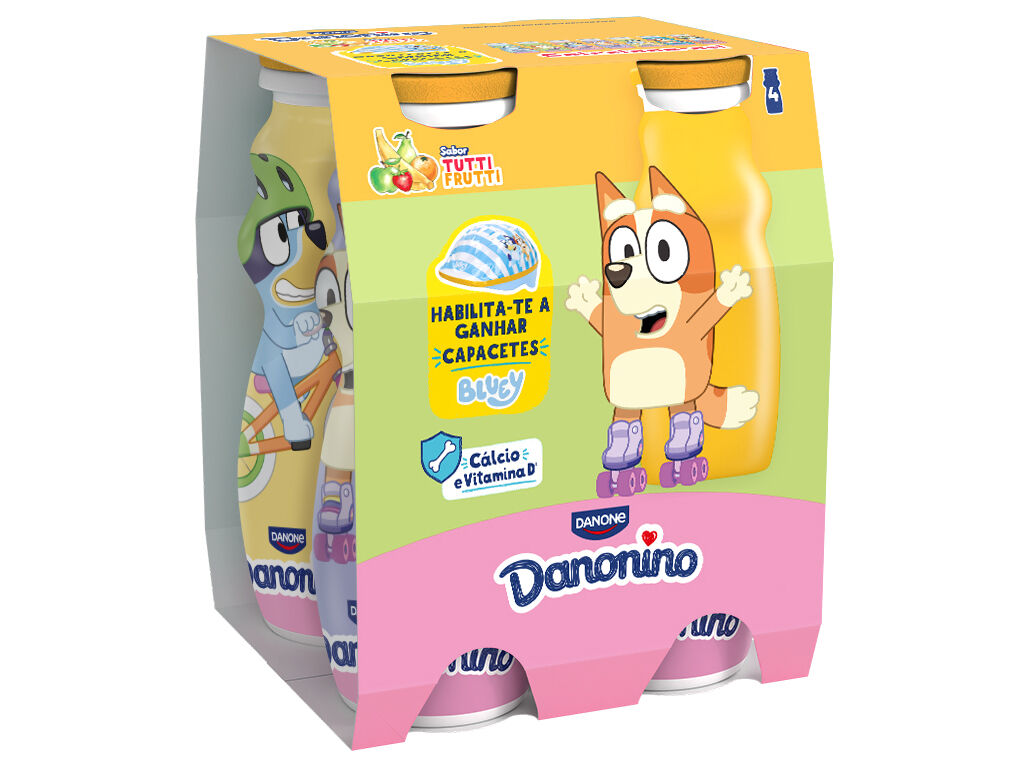 IOGURTE DANONINO PARA BEBER TUTTI FRUTTI 4X100 G