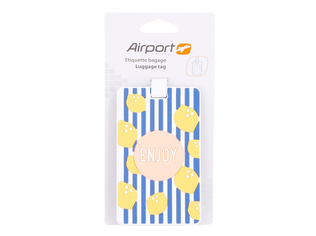 ETIQUETA DE BAGAGEM AIRPORT AZUL