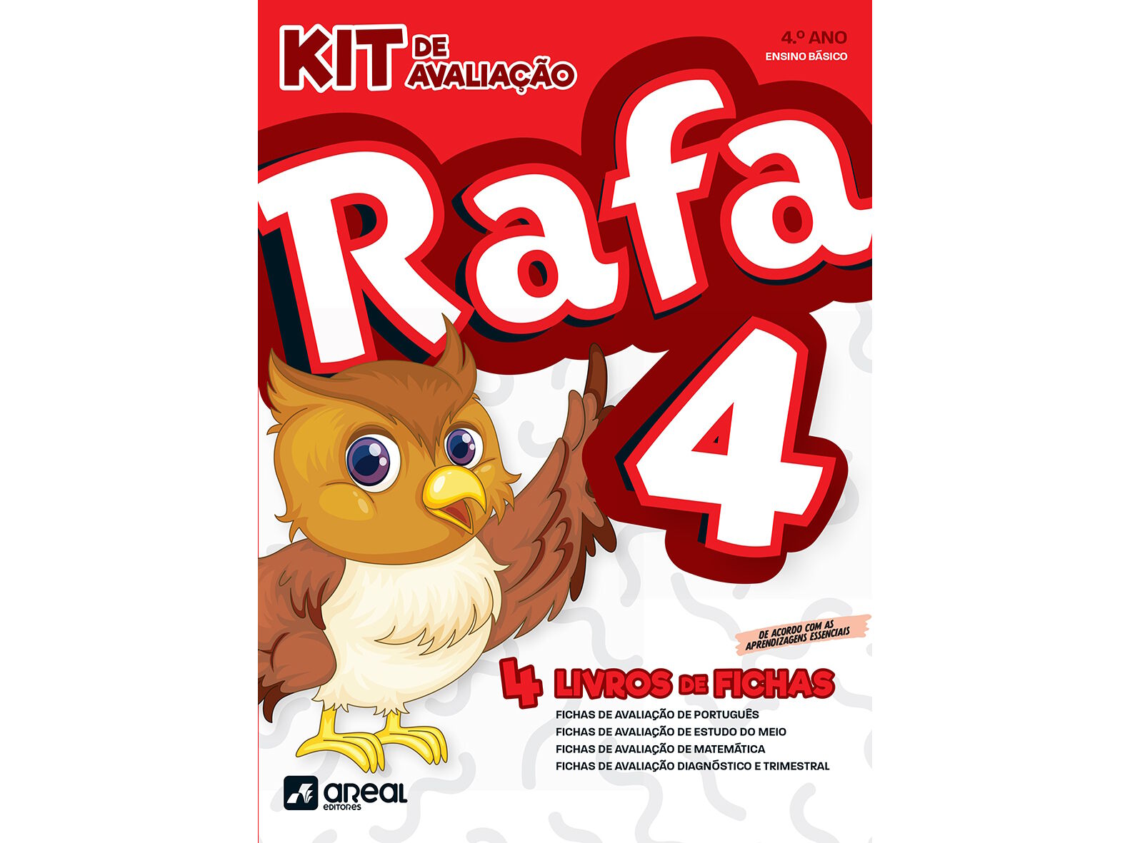 LIVRO KIT DE AVALIA&Ccedil;&Atilde;O - RAFA 4 - 4.&ordm; ANO