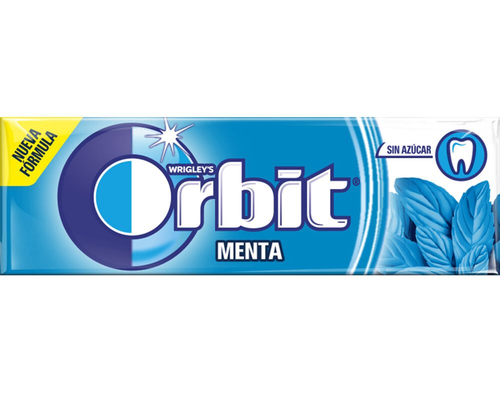 PASTILHAS ORBIT EL&Aacute;STICAS SINGLE PEPPERMINT HORTEL&Atilde;-PIMENTA image number 0