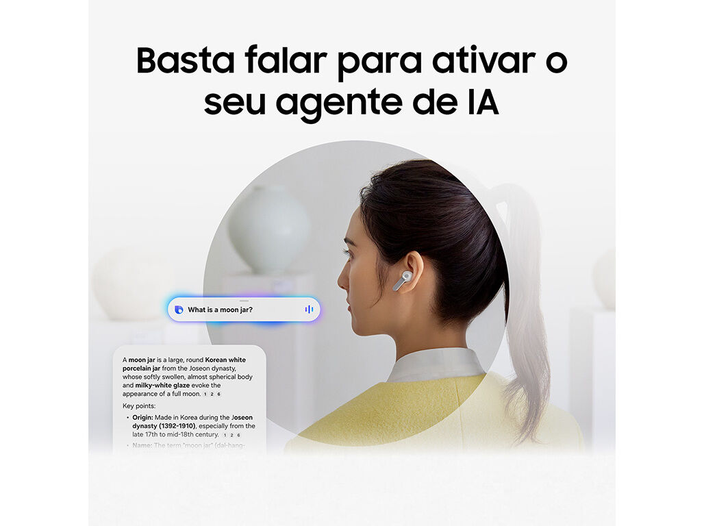 AURICULARES TWS SAMSUNG GALAXY BUDS4 PRO PRETO image number 5