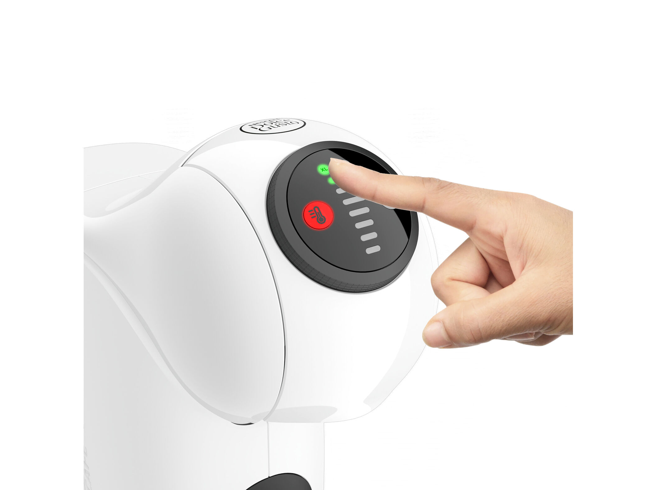 MAQUINA DE CAFE DOLCE GUSTO KRUPS KP2431P16 GENIO S BASIC BRANCO image number 2