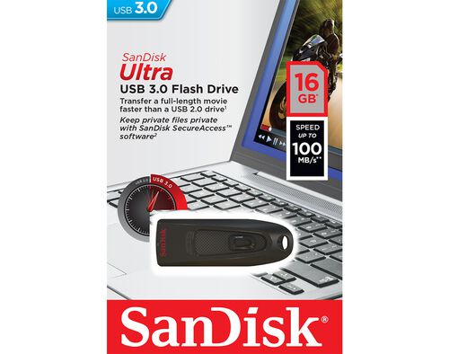 MEMÓRIA USB SANDISK 3.0 16GB SDCZ48-016G-U46 image number 0