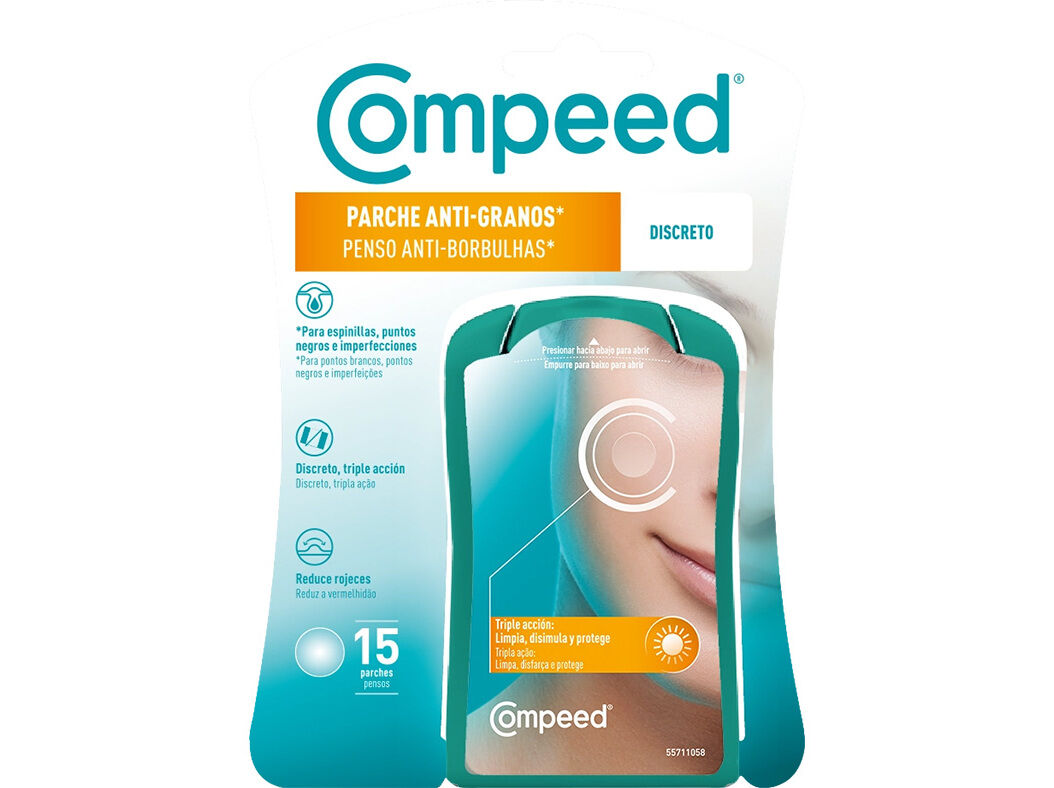 PENSOS COMPEED BORBULHAS DISCRETO 15UN image number 0