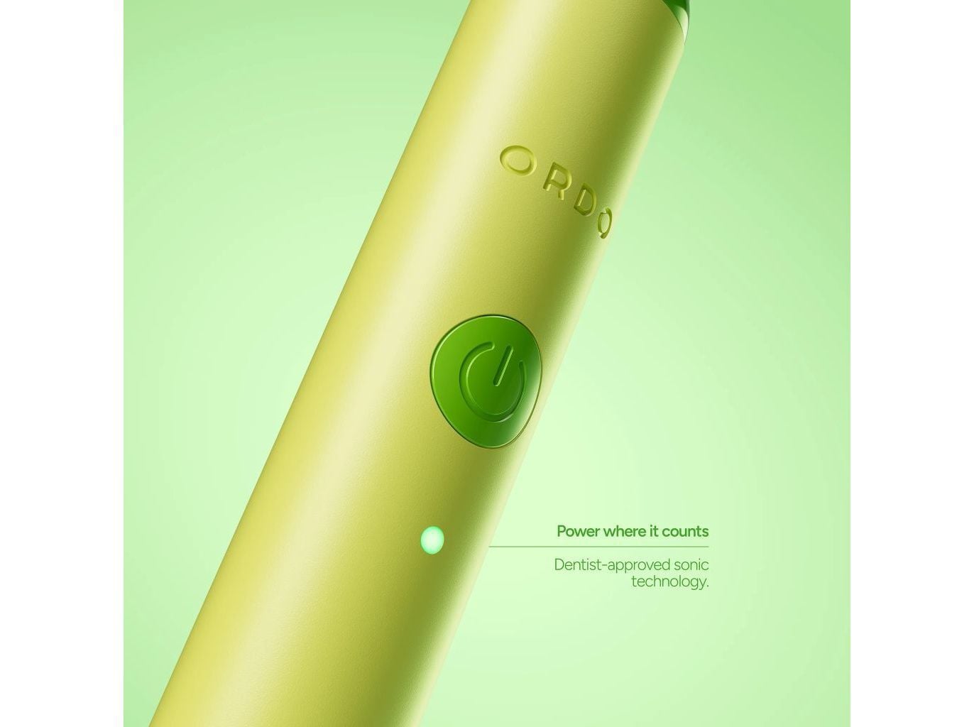 ESCOVA S&Oacute;NICA ORDO SONIC EDGE VERDE image number 3