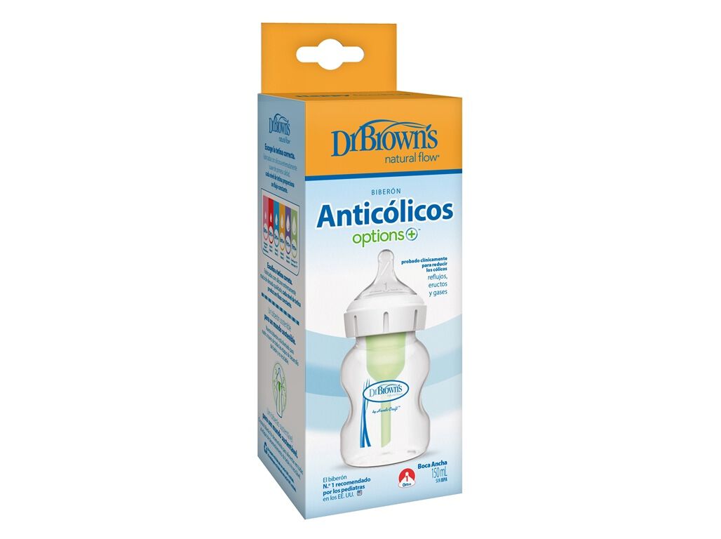 BIBER&Atilde;O DR. BROWN'S BOCA LARGA 150ML 1UN image number 0