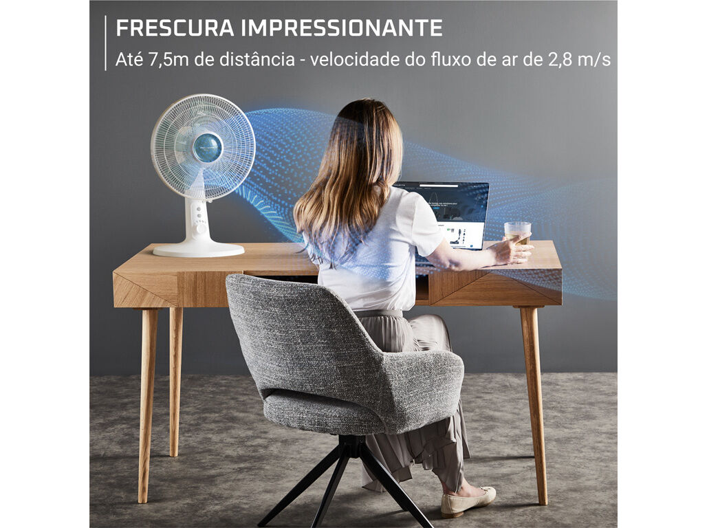 VENTOINHA DE MESA ROWENTA VU2740F0 TURBO SILENCE EXTREME 22 W 30 CM image number 1