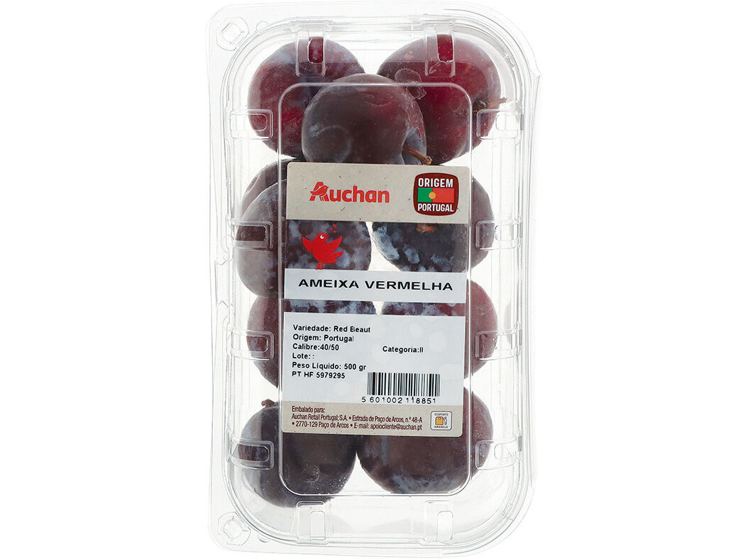AMEIXA VERMELHA AUCHAN 500 G
