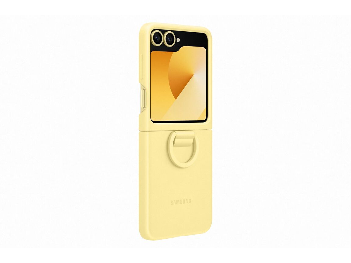 CAPA SILICONE SAMSUNG C ANEL GALAXY Z FLIP6 AMARELO image number 3