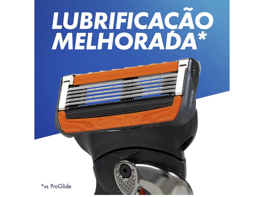 M&Aacute;QUINA DE BARBEAR COM 2 RECARGAS DE L&Acirc;MINAS PROGLIDE GILLETTE image number 3