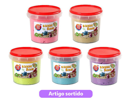 AREIA MÁGICA ONE TWO FUN CORES SORTIDAS 1KG image number 0